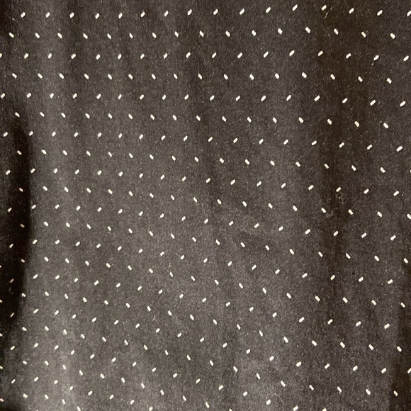 Ralph Lauren Men’s Button Down Black w/sm white dot like pattern Slim, Sz M, EUC - Picture 5 of 8